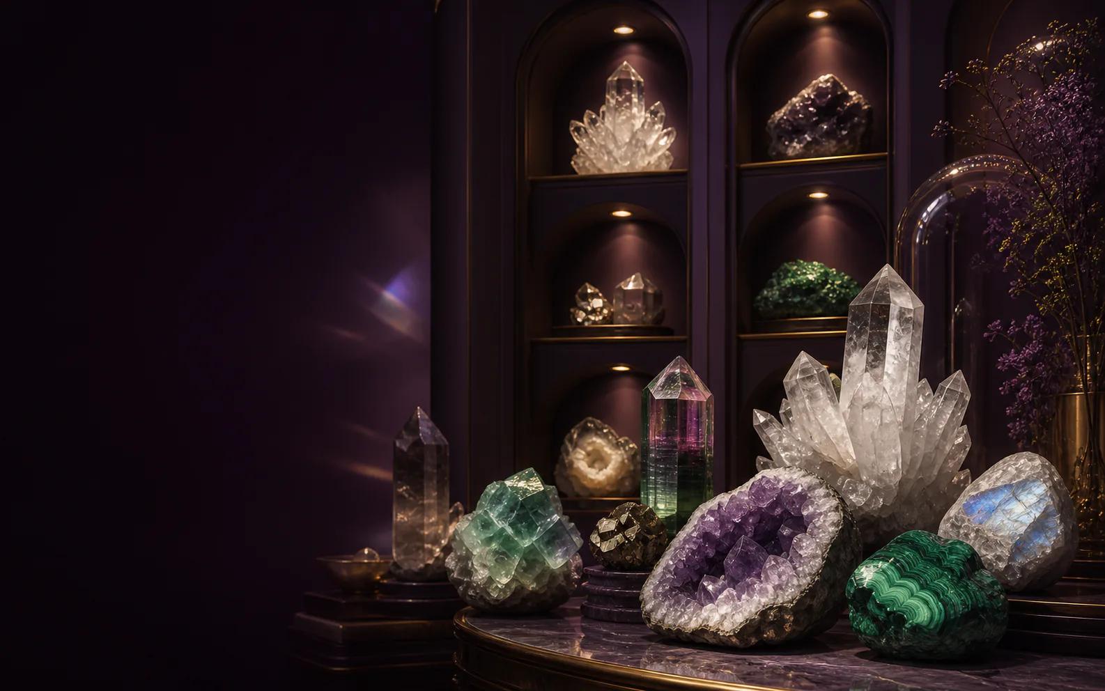Atmospheric artwork for Gems & Rocks